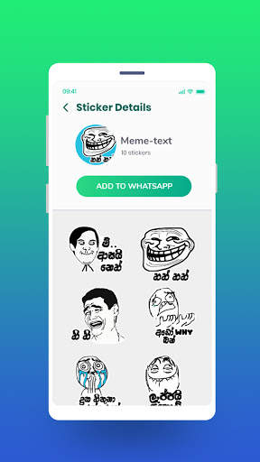 Sinhala Stickers for WA - Hela Stickers screenshot 4