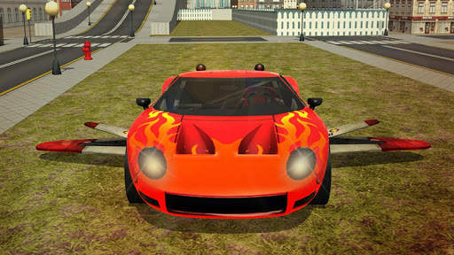 Free Flying Racing Car Driving screenshot 3