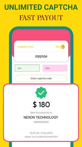 Captcha Work - Money Earn Job स्क्रीनशॉट 2