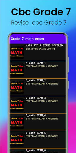 Cbc Math Grade 7 Exams Answers screenshot 1