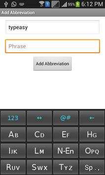 Typeasy keyboard screenshot 6
