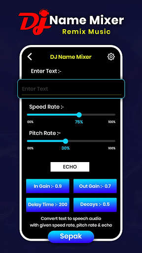 Mix Name To Song - DJ Name Music Player screenshot 3