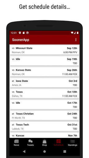 SoonerApp OU Football News screenshot 5