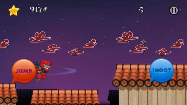 Rooftop Ninja Run screenshot 7