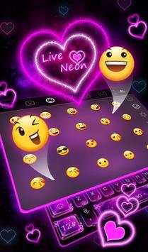 Live Neon Heart 3 تصوير الشاشة