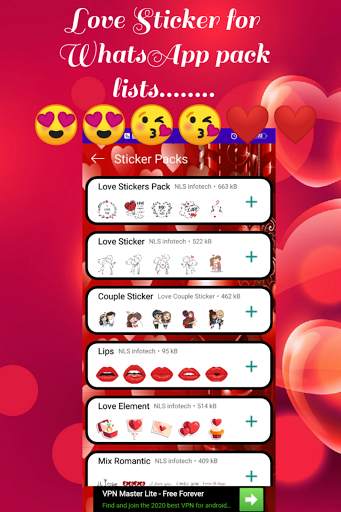 Love Sticker For Whatsapp &Gif screenshot 5