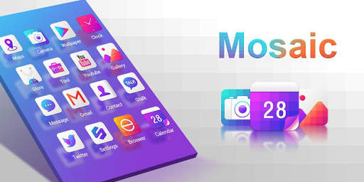 Mosaic GO Launcher Theme screenshot 6