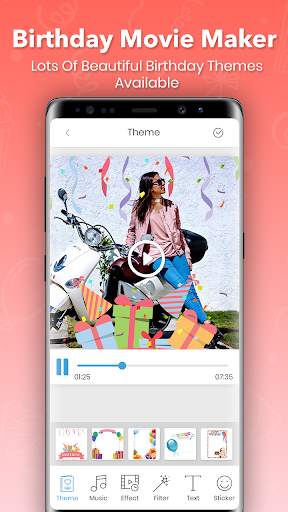 Birthday Video Maker with Music screenshot 1