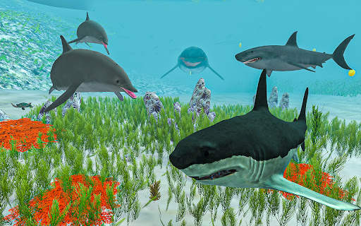 Shark  World Simulator Hungry Attack screenshot 2