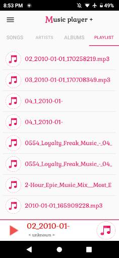 Music player   2 تصوير الشاشة