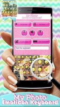 My Photo Emoticon Keyboard screenshot 3