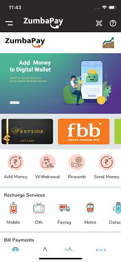 ZumbaPay - Recharges, Pay bills & Money Transfer screenshot 1