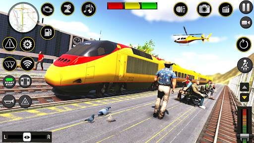 เมือง รถไฟ ซิม- เกมส์ 3 มิติ screenshot 7