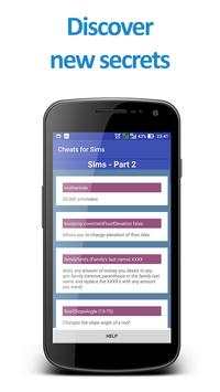 Cheats for Sims screenshot 3