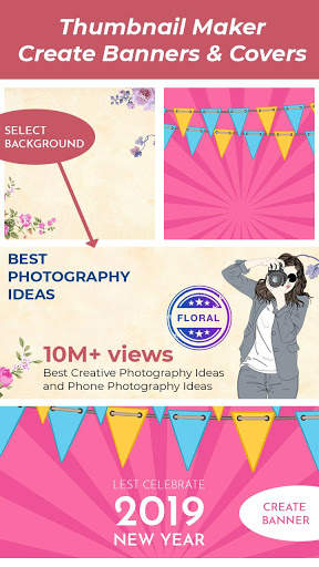 Thumbnail Maker - Create Banners & Covers screenshot 1