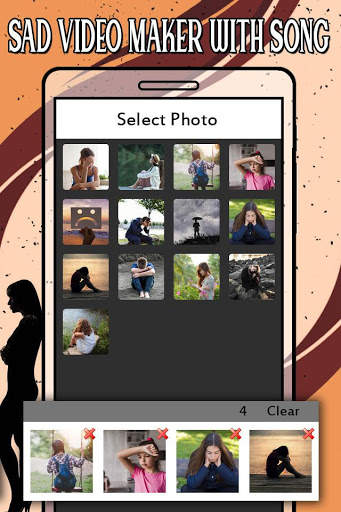 Sad Video Maker With Songs screenshot 1