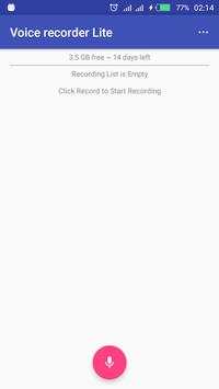 Voice recorder lite screenshot 4