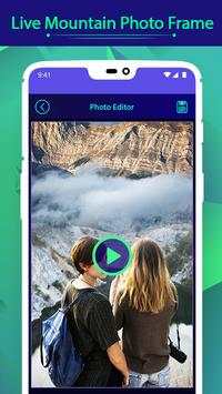 Live Mountain Photo Frames Photo Frame Video Maker screenshot 5