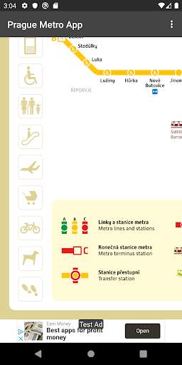Prague Metro App screenshot 3