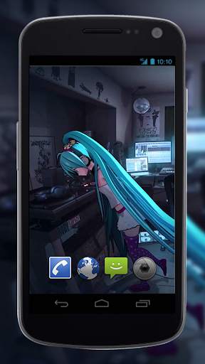 Hatsune Miku Live Wallpaper screenshot 4