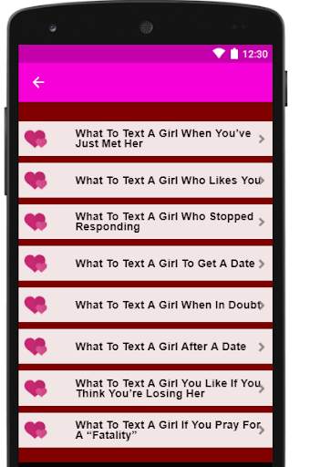 HOW TO TEXT A GIRL screenshot 4
