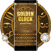 ikon Golden Clock Keyboard