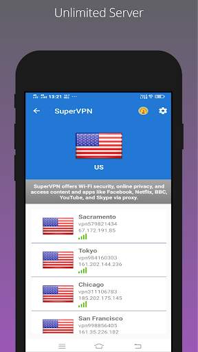 Super VPN screenshot 4