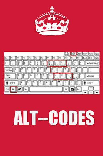 Alt Codes For Computer & Keyboard Shortcut स्क्रीनशॉट 1