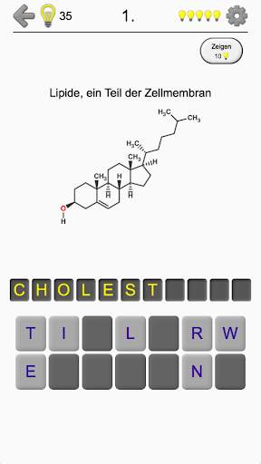 Steroide - Chemische Formeln der Hormone & Lipide screenshot 4