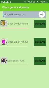 Clash Gems Calculator screenshot 2