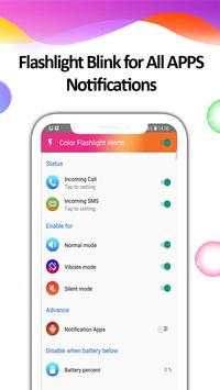 call Flashlight alert color led! screenshot 2