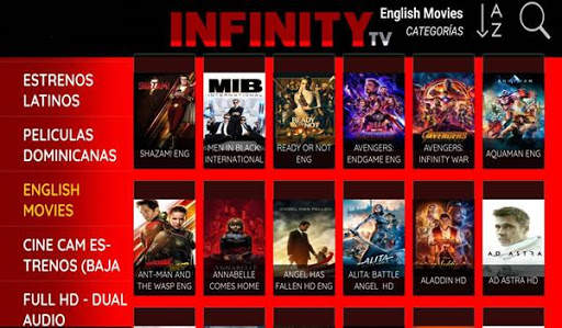 infinity TV screenshot 6