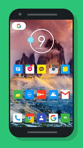 Oreo Square - Icon pack 3 تصوير الشاشة
