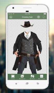 Cowboy Suit Photo Editor 11 تصوير الشاشة