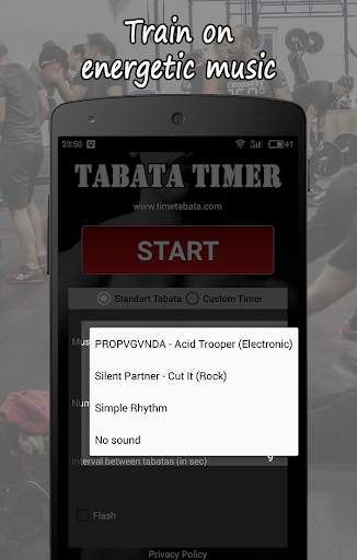 Tabata Timer L with Music screenshot 4