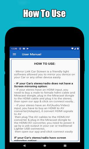 Mirror link car connector screenshot 6