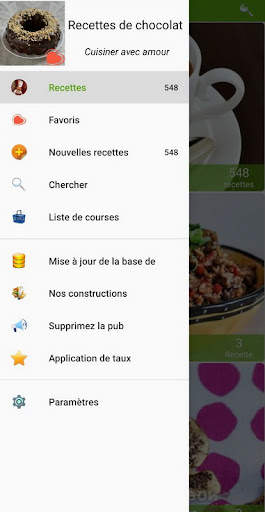 Recettes de chocolat screenshot 2