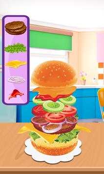 Sky Burger Maker Cooking Games screenshot 3