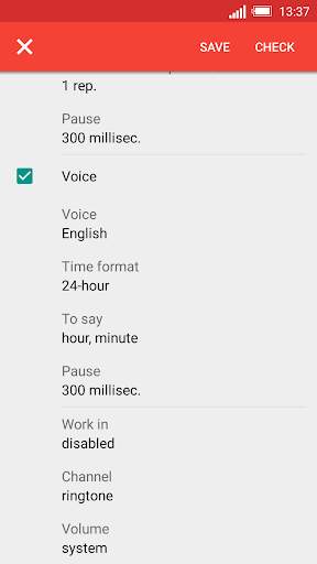 Speaking clock DVBeep screenshot 5