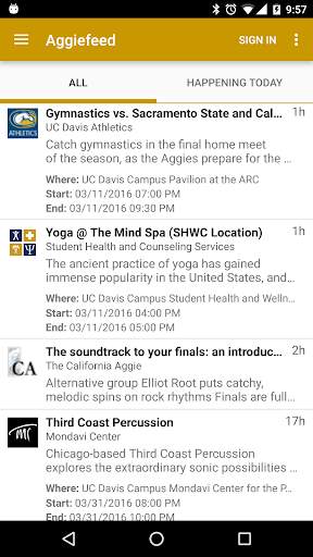 UC Davis Mobile screenshot 2