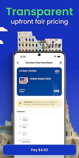 aloSIM - eSIM Travel Sim Card screenshot 7