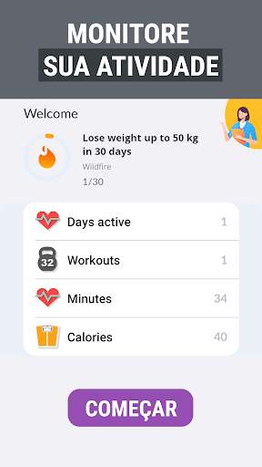 Treino abdominal Perda de peso screenshot 2