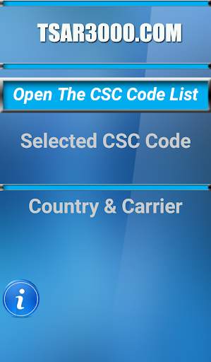 CSC Code Finder screenshot 1