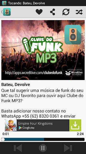 Clube do Funk MP3 screenshot 2