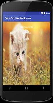 Cutecat Live Free Wallpaper screenshot 1