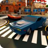 Superheros Drift Car Racing City logo