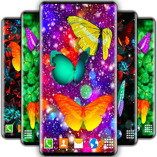 Butterflies Live Wallpaper 🦋 Neon 4K Wallpapers icon