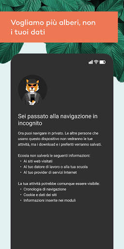Ecosia: Naviga e pianta alberi screenshot 7