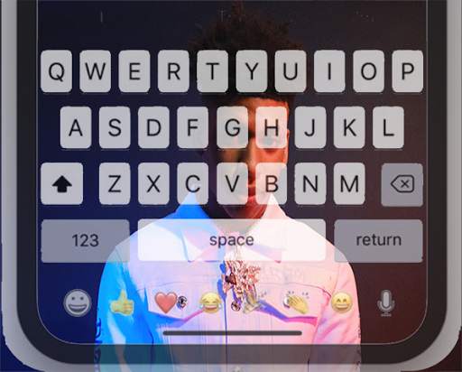 Keyboard of Theme NLE Choppa Cool स्क्रीनशॉट 3