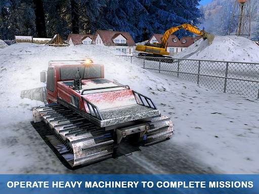 Excavator Pull Tractor: City Snow Cleaner screenshot 7